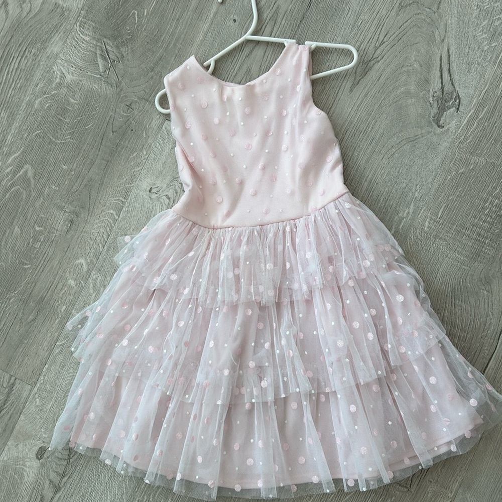 Frais girls pink sparkle dress
